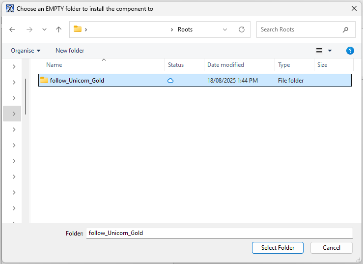 mXsync Follow Folder