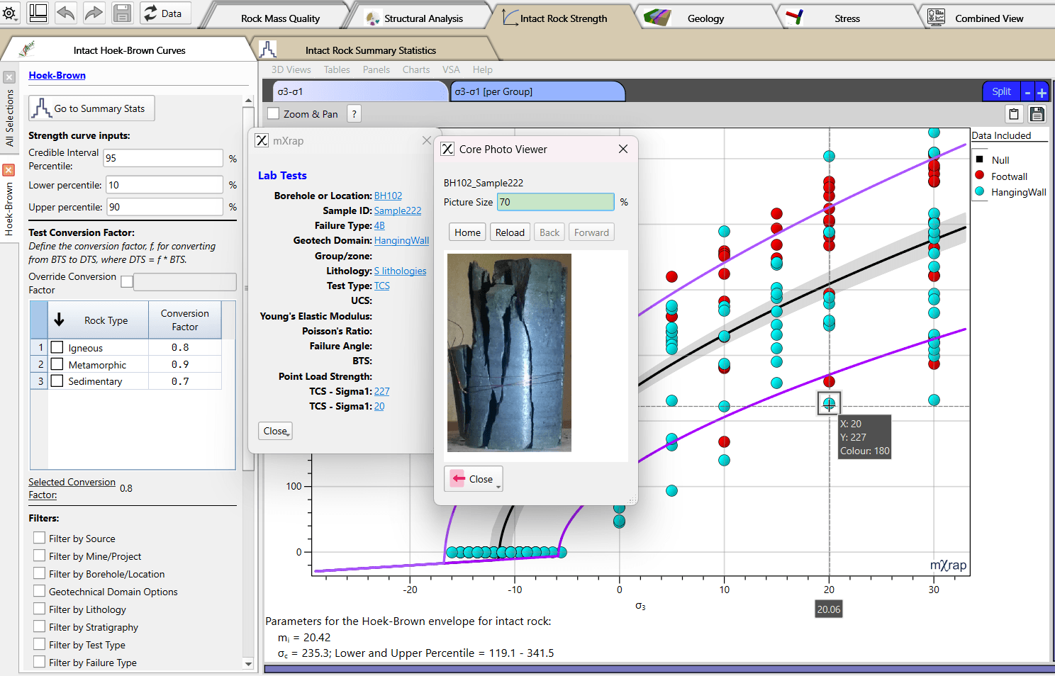 Lab core photo viewer